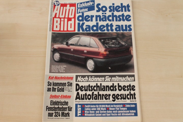 Deckblatt Auto Bild (08/1990)